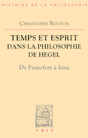 Temps et esprit dans la philosophie de Hegel